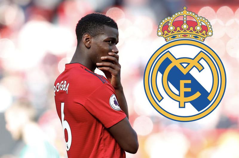 Pogba được đồn đoán sẽ gia nhập Real trong hè này. 