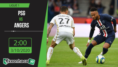 Soi kèo PSG vs Angers 2h, ngày 3/10/2020