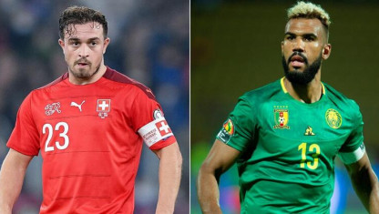 Soi kèo Thụy Sĩ vs Cameroon 17h00, ngày 24/11/2022